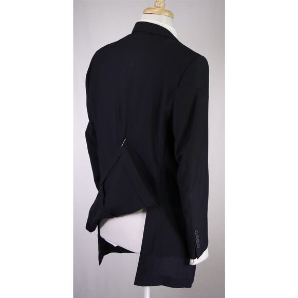 Versace Navy Blue Tonestripe Wool Mohair 2-Btn Suit by Zegna 44R - Picture 7 of 10